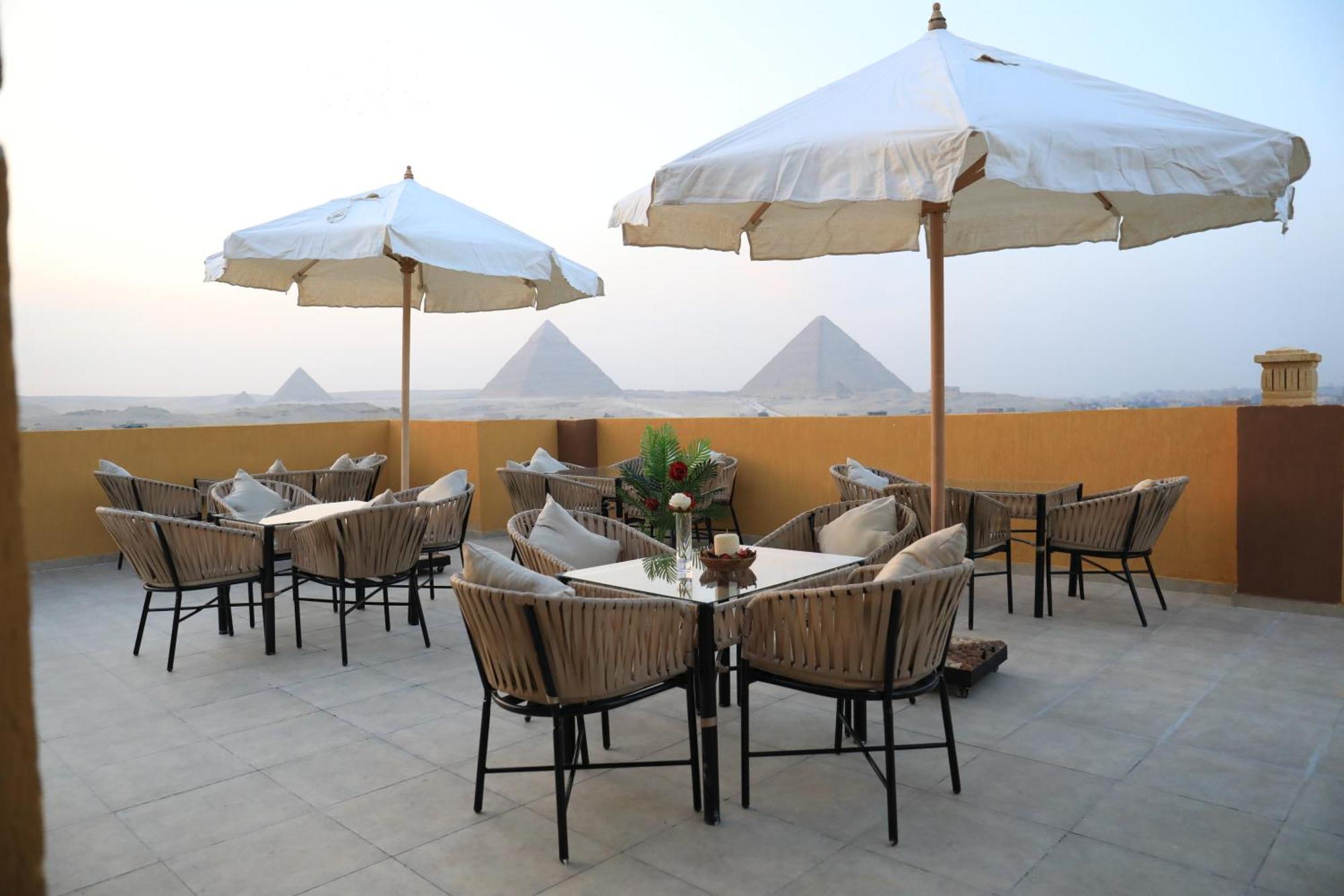 Pyramids Heart Hotel Kafret el-Gabal Extérieur photo